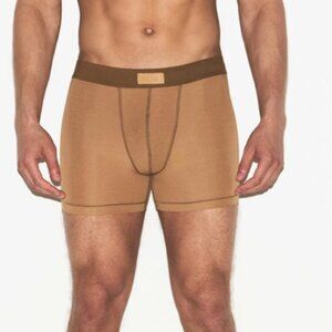 SKIMS Cotton Men's 3" Boxer Brief - LIMITED EDITION COLOR RUSSET